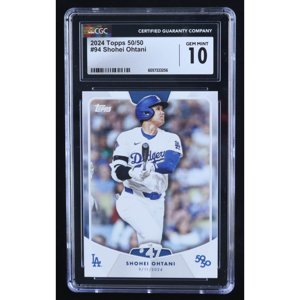 Shohei Ohtani 2024 Topps 50/50 Ohtani #94 (CGC 10) at PristineAuction.com