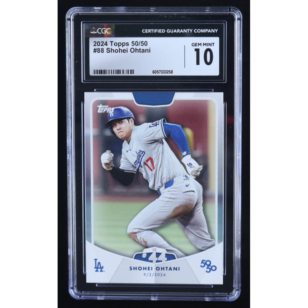 Shohei Ohtani 2024 Topps 50/50 Ohtani #88 (CGC 10) at PristineAuction.com