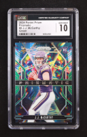 J.J. McCarthy 2024 Panini Prizm Prizmatic Prizms Green #8 RC (CGC 10) at PristineAuction.com