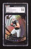 Brock Bowers 2024 Donruss Vortex #3 RC (CGC 10) at PristineAuction.com
