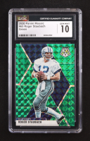 Roger Staubach 2020 Panini Mosaic Mosaic Green #65 (CGC 10) at PristineAuction.com