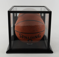 Michael Jordan, Julius Erving & Larry Bird Signed NBA Basketball with Display Case (JSA) at PristineAuction.com