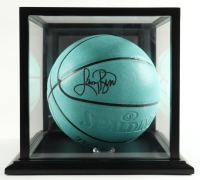 Larry Bird Signed Spalding Tiffany and Co. NBA Basketball with Display Case (PSA) at PristineAuction.com
