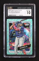 Vladimir Guerrero Jr. 2024 Topps Chrome Cosmic Aqua Equinox Refractors #91 #058/199 (CGC 10) at PristineAuction.com