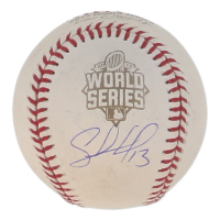 Salvador Perez Signed 2015 World Series Baseball (Beckett) at PristineAuction.com