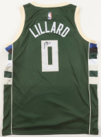 Damian Lillard Signed Bucks Nike Authentic Jersey (JSA) at PristineAuction.com