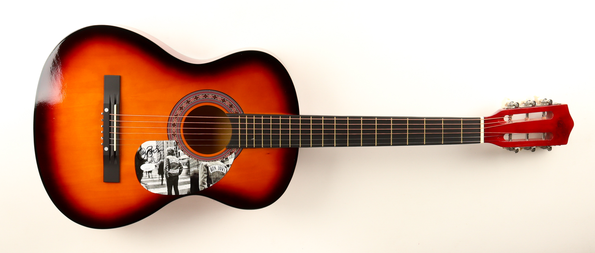 Jon Bon Jovi Signed 38" Acoustic Guitar (JSA) at PristineAuction.com Jon Bon Jovi Signed 38" Acoustic Guitar (JSA) at PristineAuction.com