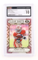 Jerry Rice 2020 Panini Illusions Clear Shots #20 (CGC 10) at PristineAuction.com