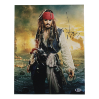 Johnny Depp Signed "Pirates of the Caribbean" 11x14 Photo (Beckett) at PristineAuction.com