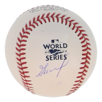 Jose Altuve Signed 2022 World Series Logo Baseball (Beckett) at PristineAuction.com