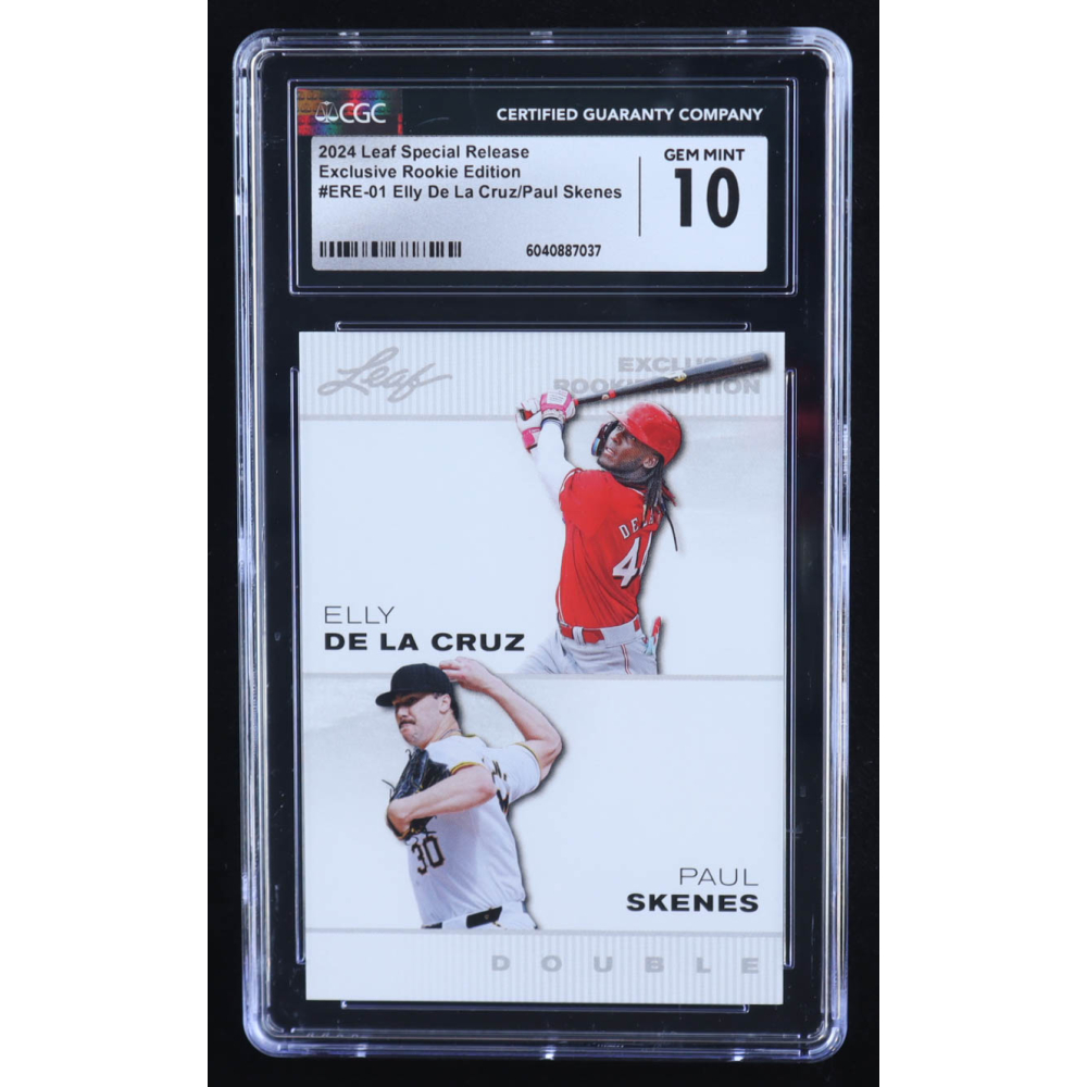 Elly De La Cruz / Paul Skenes 2024 Leaf Special Release Exclusive Rookie Edition #ERE01 RC (CGC 10) at PristineAuction.com