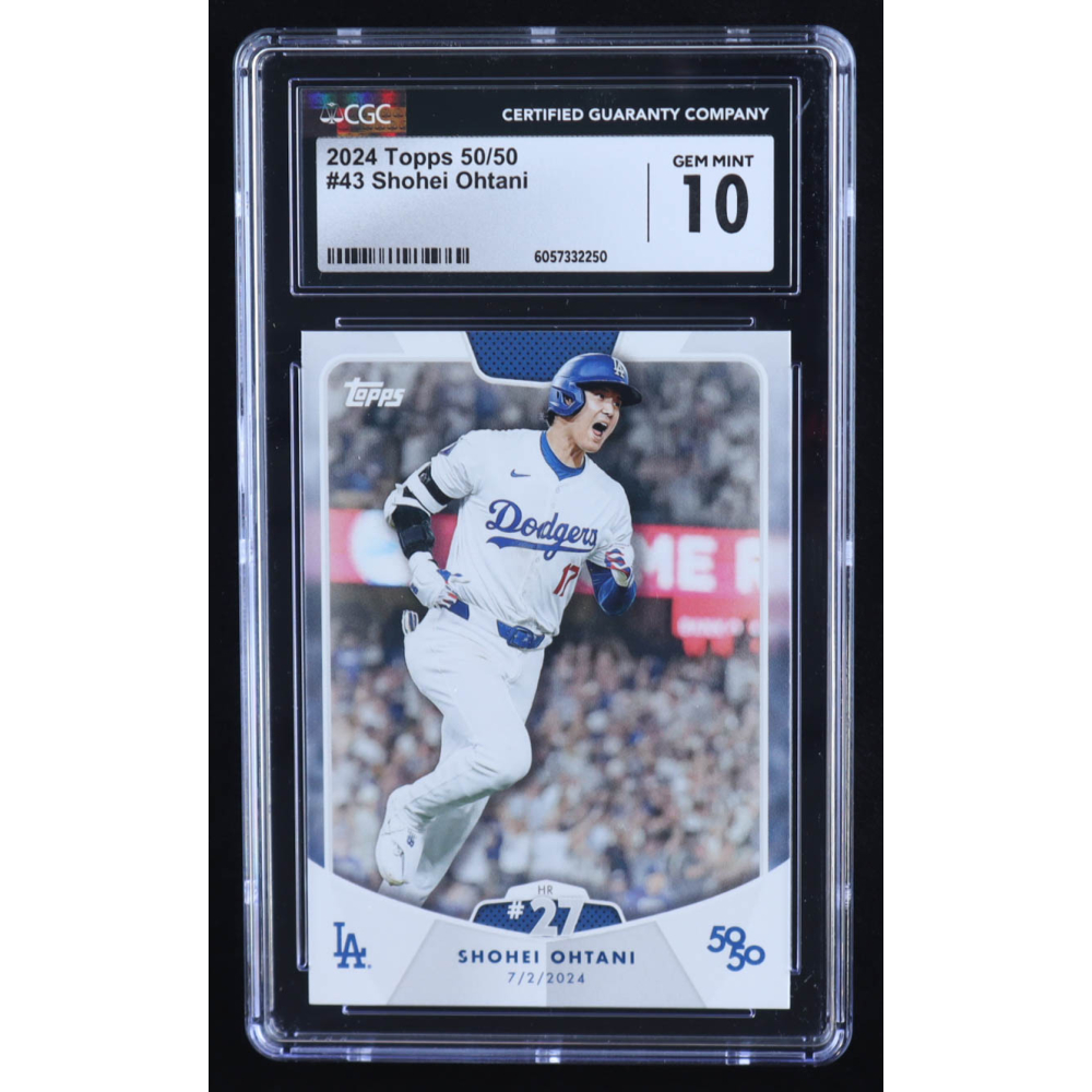 Shohei Ohtani 2024 Topps 50/50 Ohtani #43 (CGC 10) at PristineAuction.com