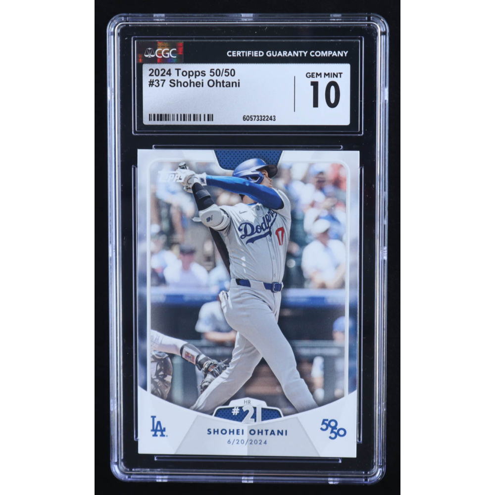 Shohei Ohtani 2024 Topps 50/50 Ohtani #37 (CGC 10) at PristineAuction.com