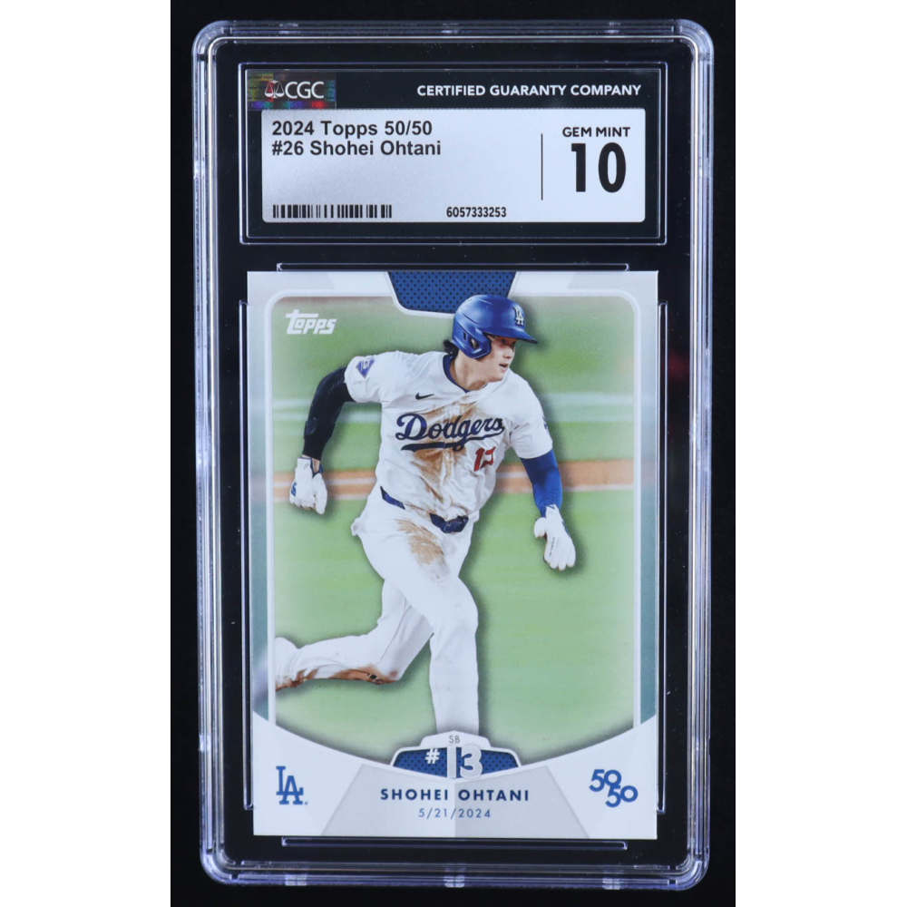 Shohei Ohtani 2024 Topps 50/50 Ohtani #26 (CGC 10) at PristineAuction.com