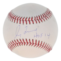 Greg Maddux Signed OML Baseball Inscribed "HOF 14" (Beckett) at PristineAuction.com