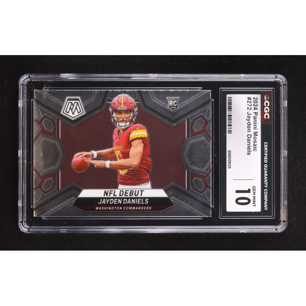 Jayden Daniels 2024 Mosaic NFL Debut #272 RC (PSA 10) at PristineAuction.com