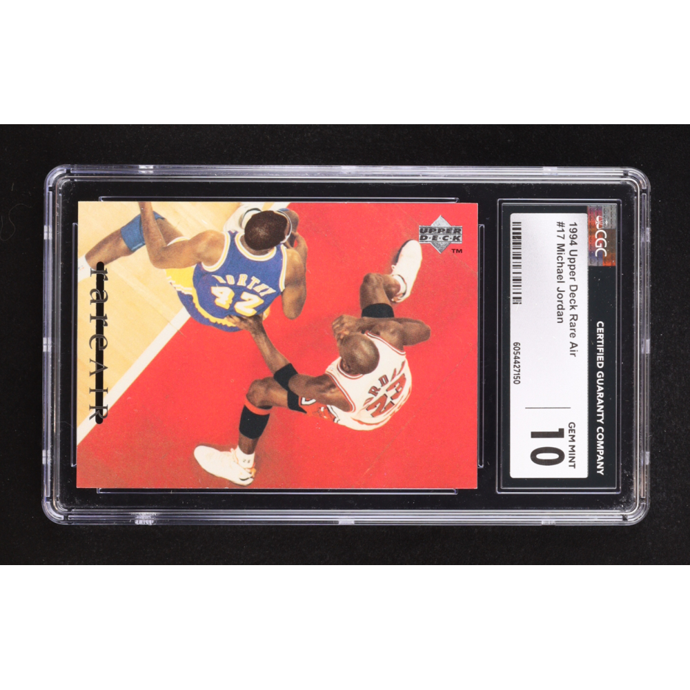 Michael Jordan 1994 Upper Deck Jordan Rare Air #17 (CGC 10) at PristineAuction.com
