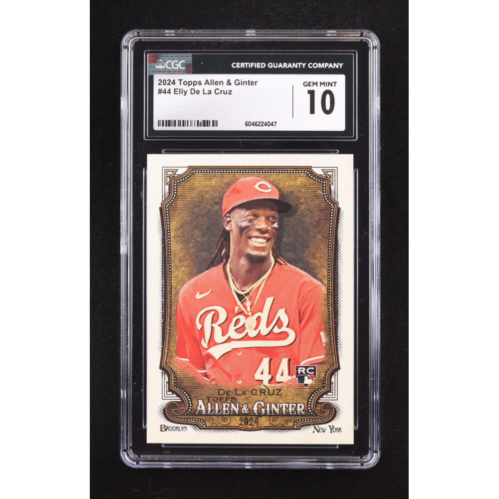 Elly De La Cruz 2024 Topps Allen & Ginter #44 RC (CGC 10) at PristineAuction.com