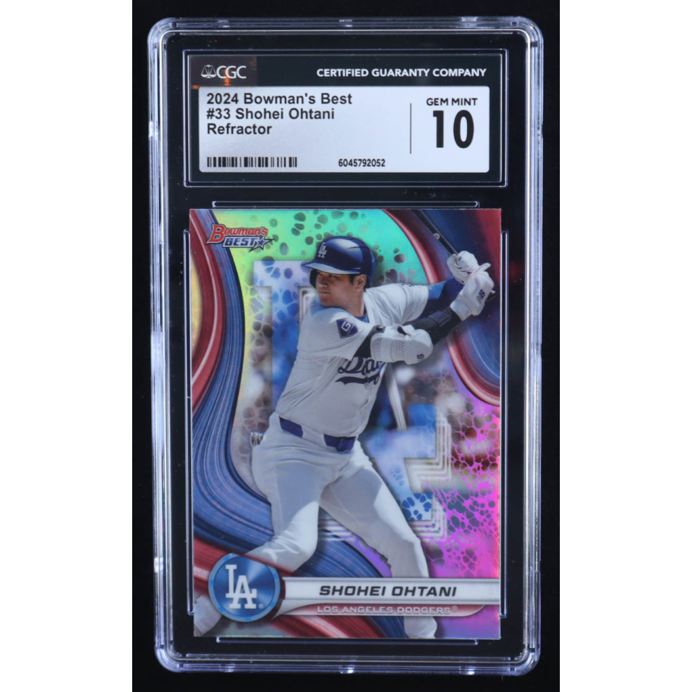 Shohei Ohtani 2024 Bowman's Best Refractors #33 (CGC 10) at PristineAuction.com