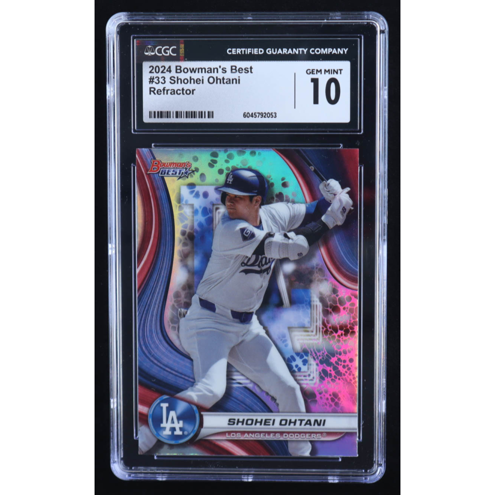 Shohei Ohtani 2024 Bowman's Best Refractors #33 (CGC 10) at PristineAuction.com