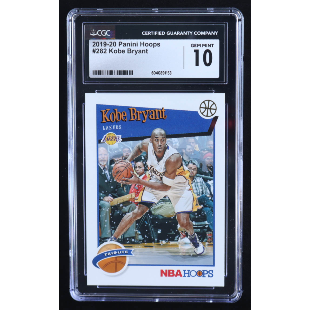 Kobe Bryant 2019-20 Hoops Winter #282 (CGC 10) at PristineAuction.com
