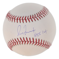 Greg Maddux Signed OML Baseball Inscribed "HOF 14" (Beckett) at PristineAuction.com