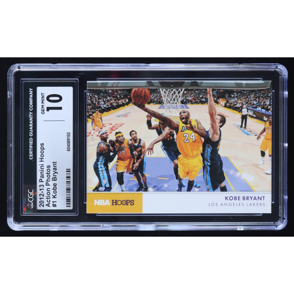 Kobe Bryant 2012-13 Hoops Action Photos #1 (CGC 10) at PristineAuction.com