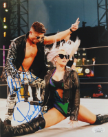Kip Sabian & Penelope Ford Signed AEW 8x10 Photo (JSA) at PristineAuction.com