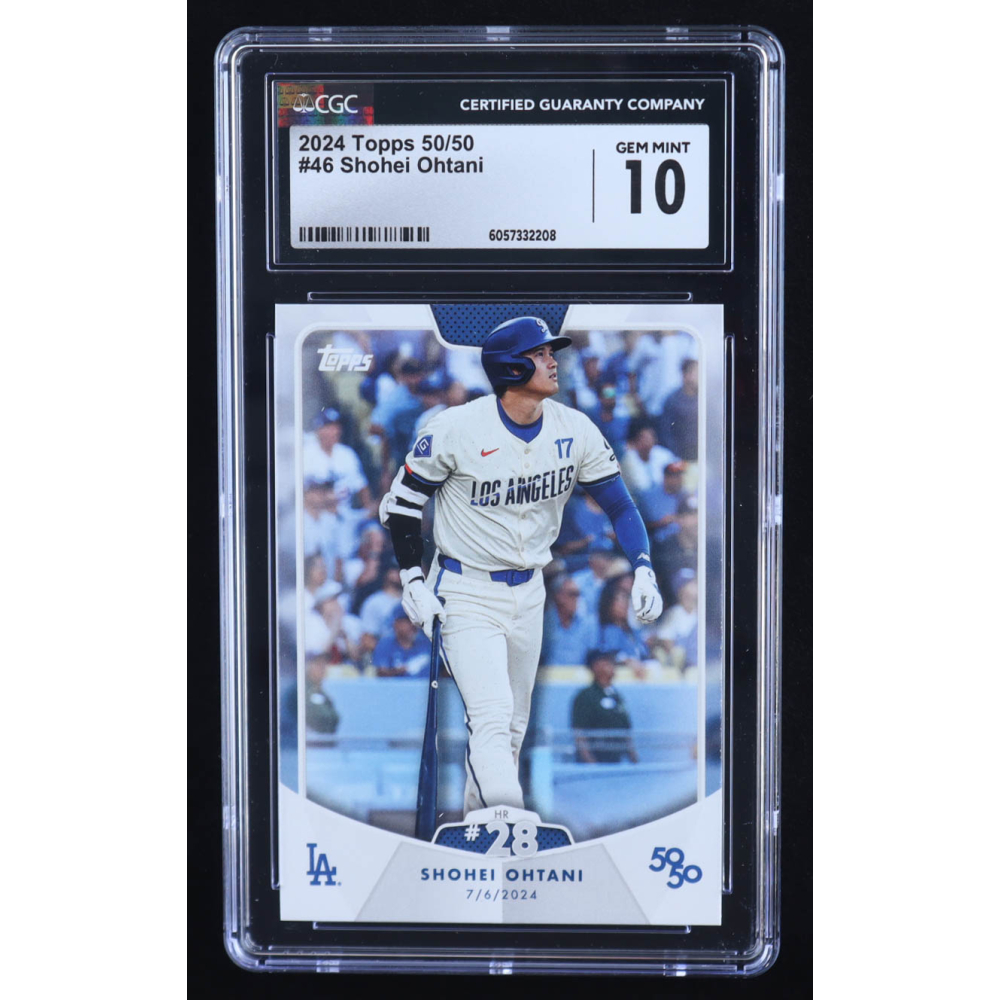 Shohei Ohtani 2024 Topps 50/50 Ohtani #46 (CGC 10) at PristineAuction.com