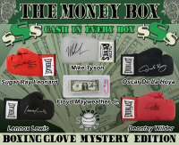$$ THE MONEY BOX $$ Boxing Glove Signed Mystery Box - Series 6 (Limited to 125) - Schwartz Sports at PristineAuction.com