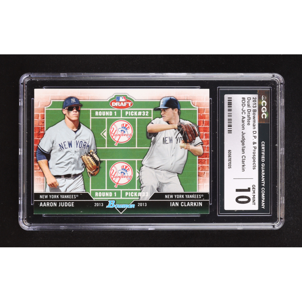 Aaron Judge / Ian Clarkin 2013 Bowman Draft Dual Draftee #JC RC (CGC 10) at PristineAuction.com