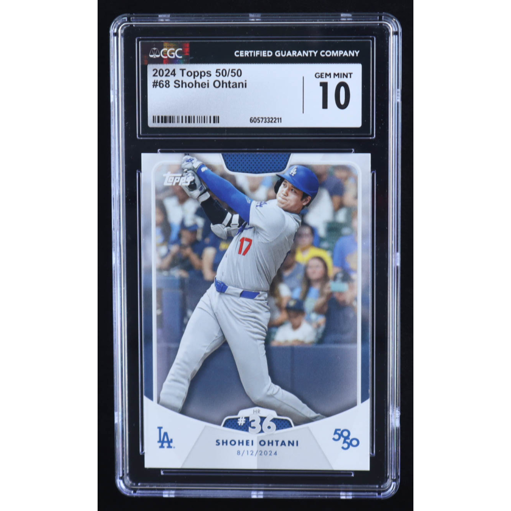 Shohei Ohtani 2024 Topps 50/50 Ohtani #68 (CGC 10) at PristineAuction.com