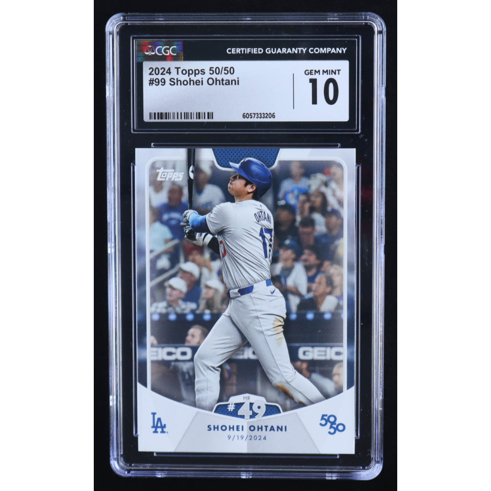 Shohei Ohtani 2024 Topps 50/50 Ohtani #99 (CGC 10) at PristineAuction.com