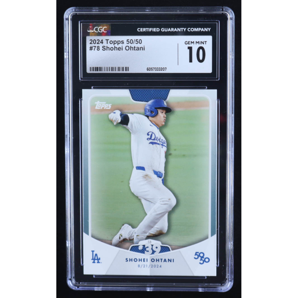 Shohei Ohtani 2024 Topps 50/50 Ohtani #78 (CGC 10) at PristineAuction.com