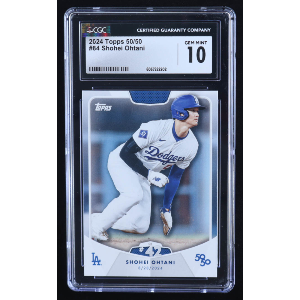 Shohei Ohtani 2024 Topps 50/50 Ohtani #84 (CGC 10) at PristineAuction.com