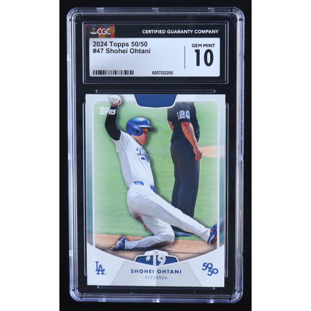 Shohei Ohtani 2024 Topps 50/50 Ohtani #47 (CGC 10) at PristineAuction.com