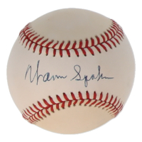Warren Spahn Signed ONL Baseball (JSA) at PristineAuction.com