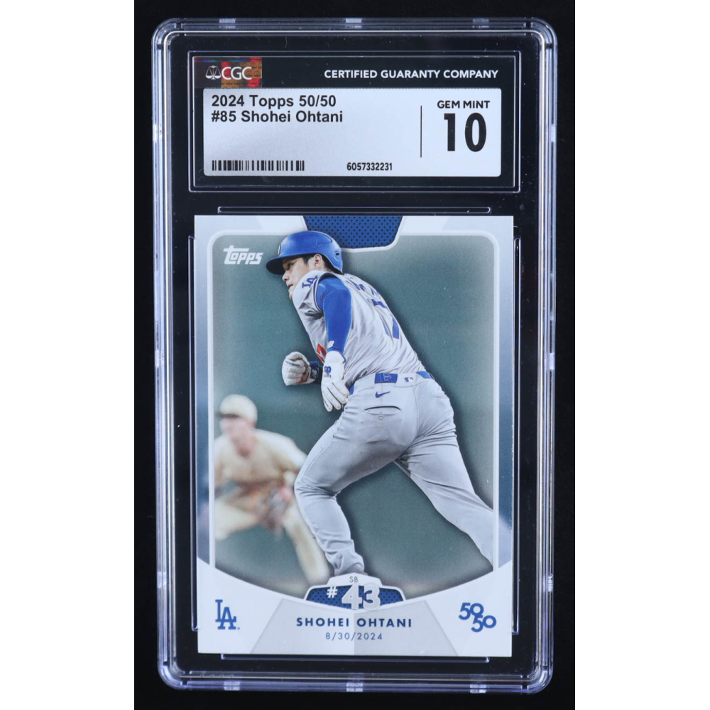 Shohei Ohtani 2024 Topps 50/50 Ohtani #85 (CGC 10) at PristineAuction.com