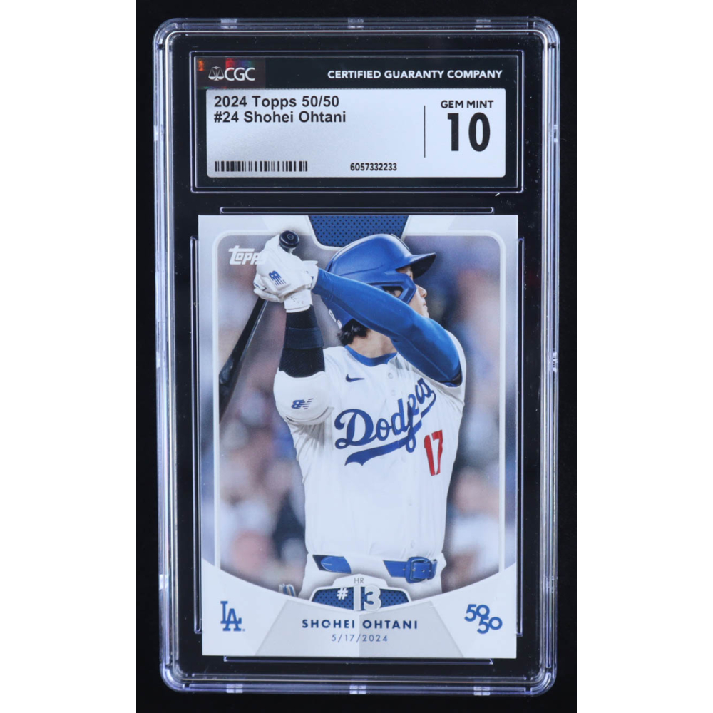 Shohei Ohtani 2024 Topps 50/50 Ohtani #24 (CGC 10) at PristineAuction.com
