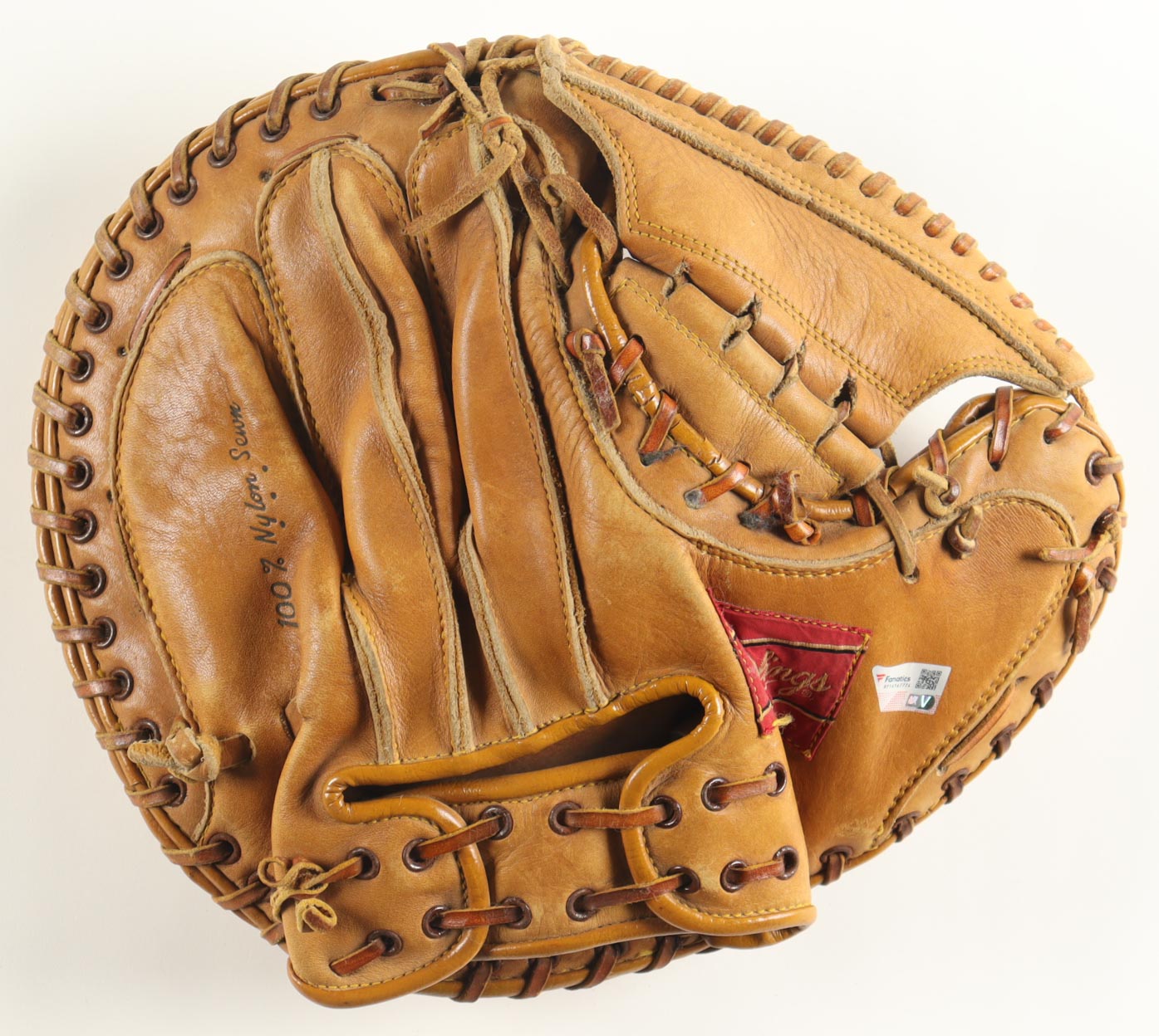 Johnny Bench Signed Vintage Rawlings Catchers Mitt (Fanatics