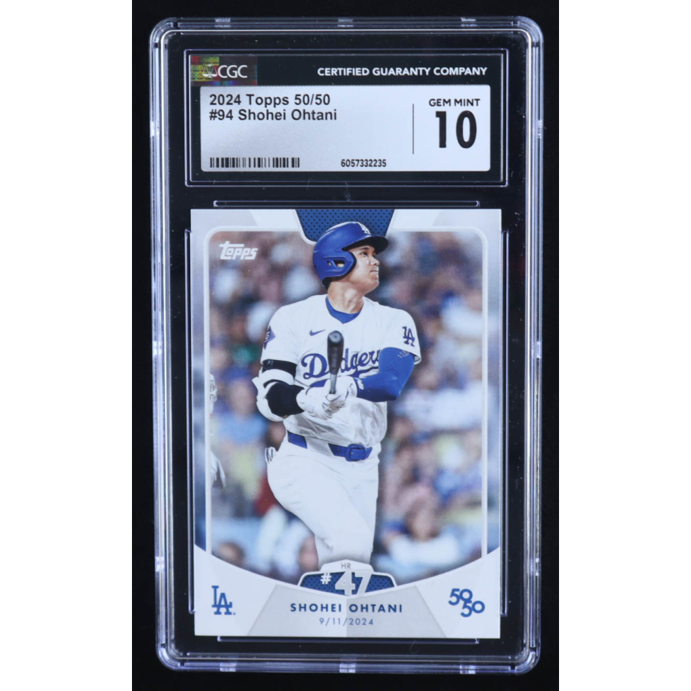 Shohei Ohtani 2024 Topps 50/50 Ohtani #94 (CGC 10) at PristineAuction.com
