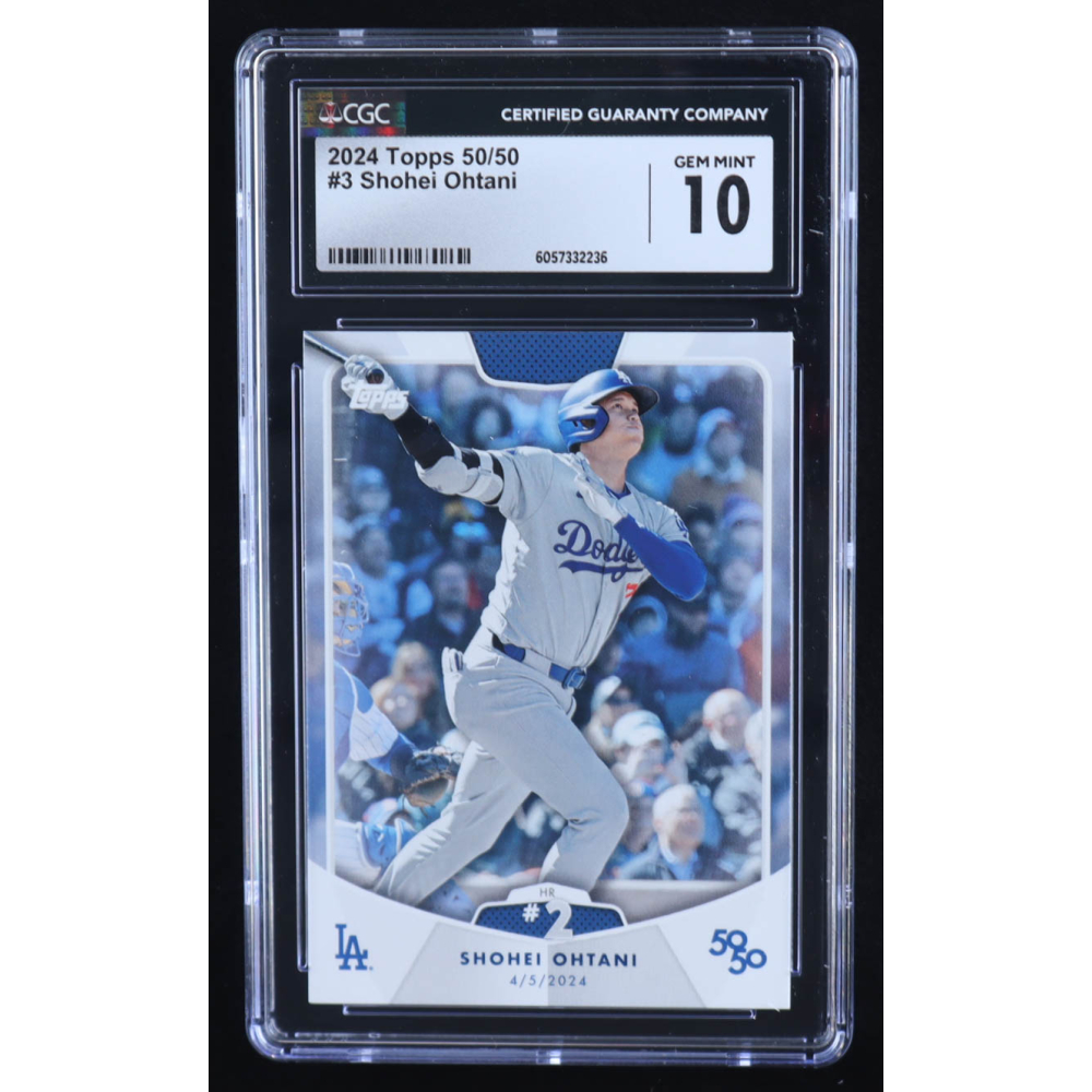 Shohei Ohtani 2024 Topps 50/50 Ohtani #3 (CGC 10) at PristineAuction.com