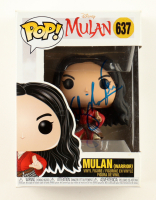 Ming-Na Wen Signed "Mulan" #637 Mulan (Warrior) Funko Pop! Vinyl Figure (ACOA) at PristineAuction.com