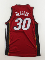Michael Beasley Signed Heat Adidas Authentic Jersey (PSA) at PristineAuction.com
