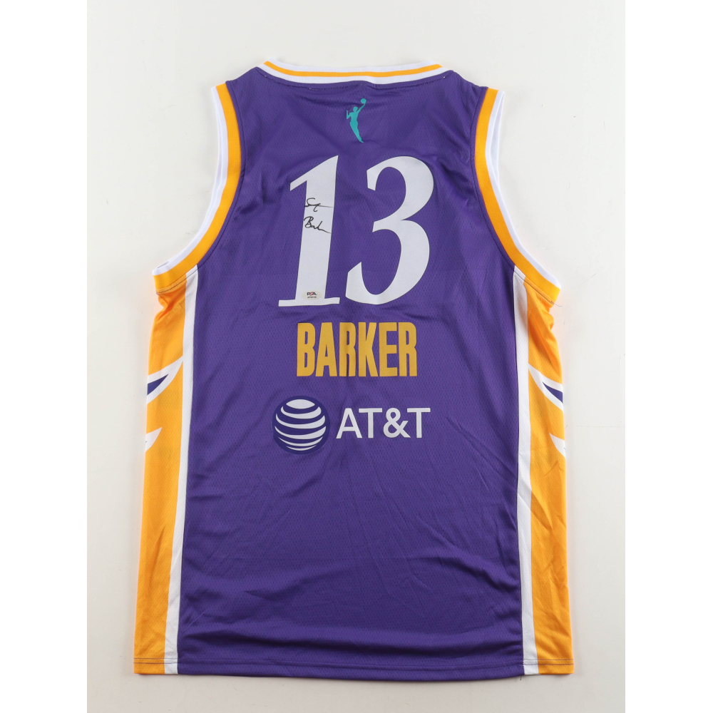 Sarah Ashlee Barker Signed Sparks Nike Authentic Jersey (PSA