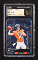 Bo Nix 2024 Donruss Optic My House! #10 (CGC 10 | Pristine Black Label) at PristineAuction.com