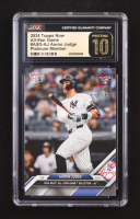 Aaron Judge 2024 Topps Now All-Star Game Selections Platinum Member #ASGAJ (CGC 10 | Pristine Black Label) at PristineAuction.com