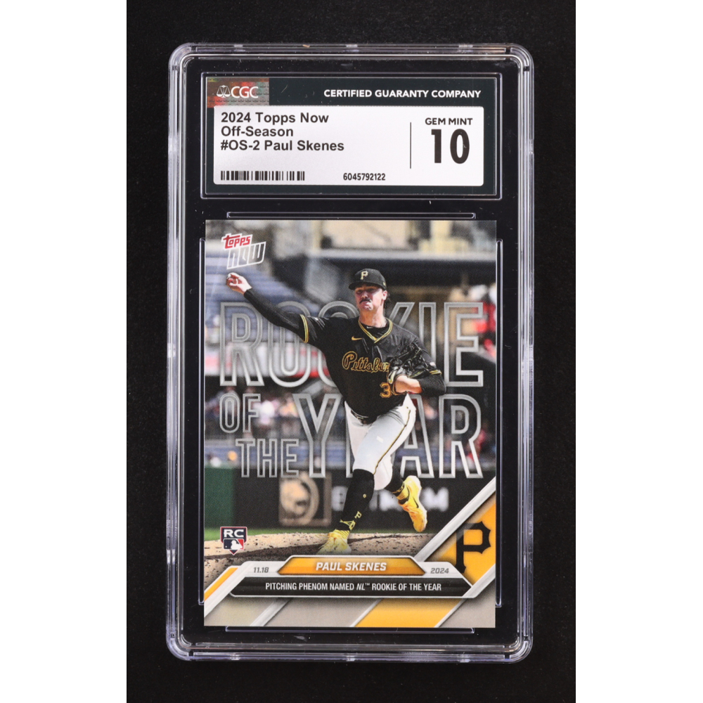 Paul Skenes 2024 Topps Now Offseason #OS2 RC (CGC 10) at PristineAuction.com