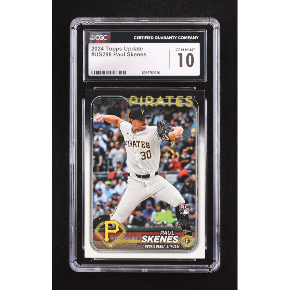 Paul Skenes 2024 Topps Update #US288 RC (CGC 10) at PristineAuction.com