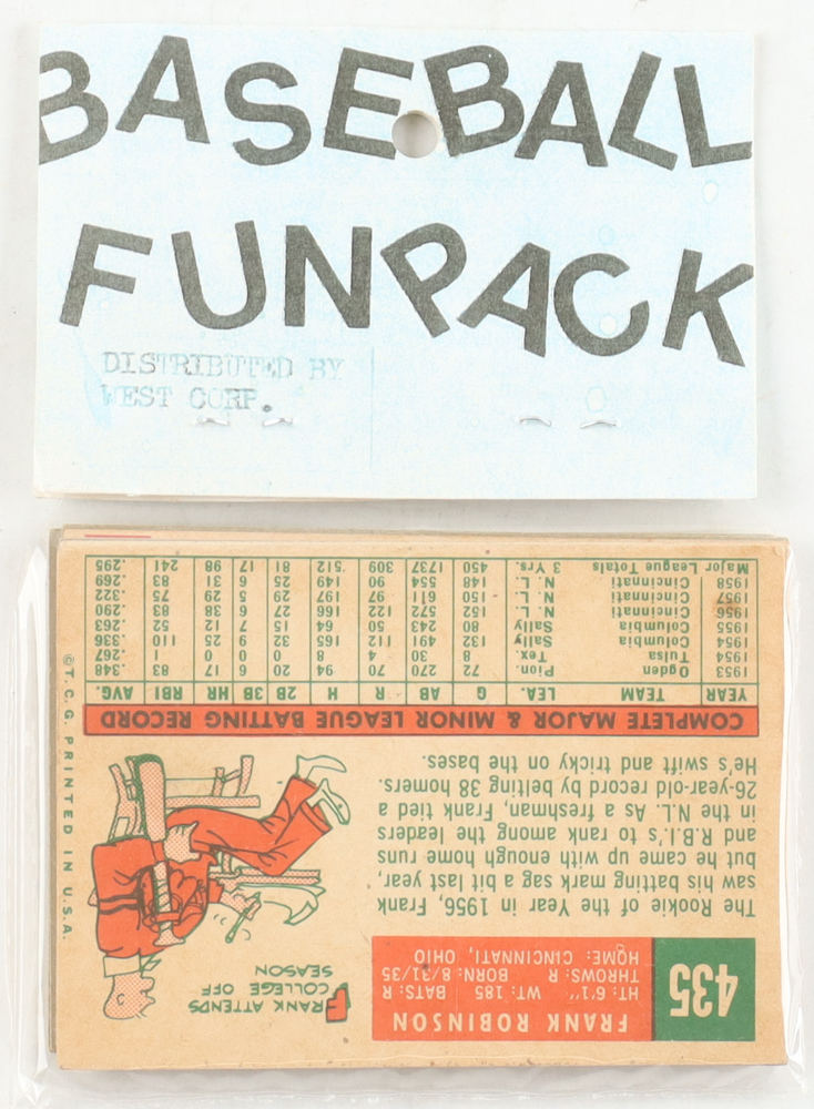1959 Topps Baseball Card Fun Pack with (10) Cards at PristineAuction.com 1959 Topps Baseball Card Fun Pack with (10) Cards at PristineAuction.com